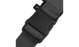 Black soft padded reflective dog harness with no-pull design, enhanced visibility with adjustable straps, secure buckle.