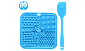 Non-Toxic Dog Lick Mat with Spatula