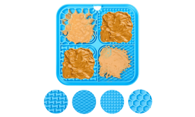 Non-Toxic Dog Lick Mat with Spatula