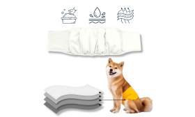 Premium Washable Dog Diaper for Male Dogs