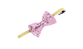 Sparkling Party Bow Tie Collar for Cats & Small Dogs