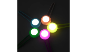 Detachable LED Dog Tag with Glowing Collar Light