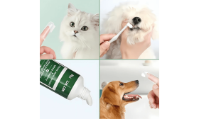 Complete Dog Oral Care Set: Toothbrush, 2 Finger Brushes & Vanilla Toothpaste