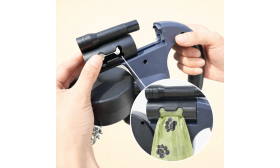 Tangle-Free Retractable Double Dog Leash with LED Light – 10ft Dual Lead for Two Dogs