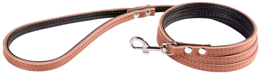 Leather Dog Leash Brown leather dog leash, 1.5 meters, size small, sturdy stitching, durable clasp, padded inside genuine leather.